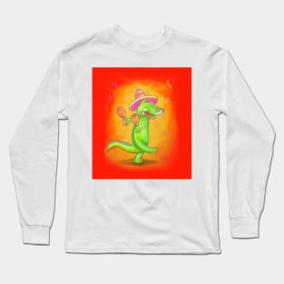 Happy Crocodile Long Sleeve T-Shirt